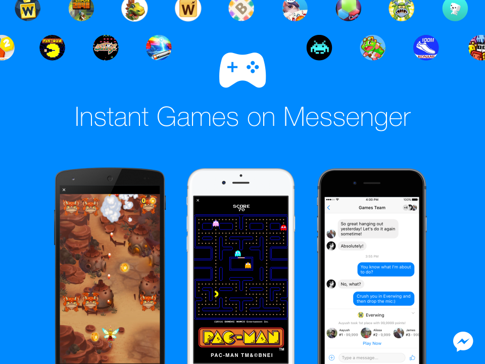 Bermain games di facebook messenger