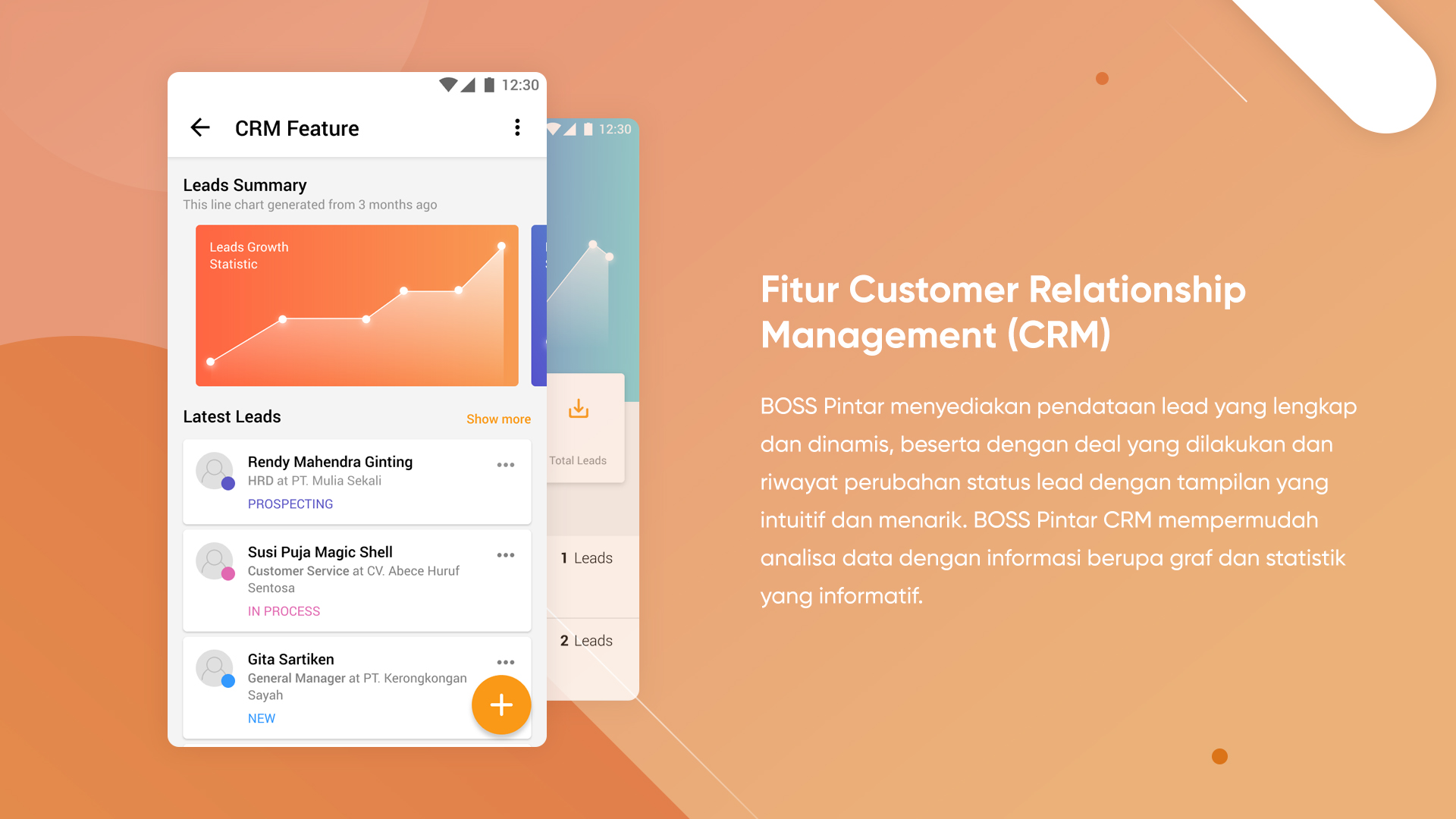 1. Fitur Customer Relationship Management (CRM)