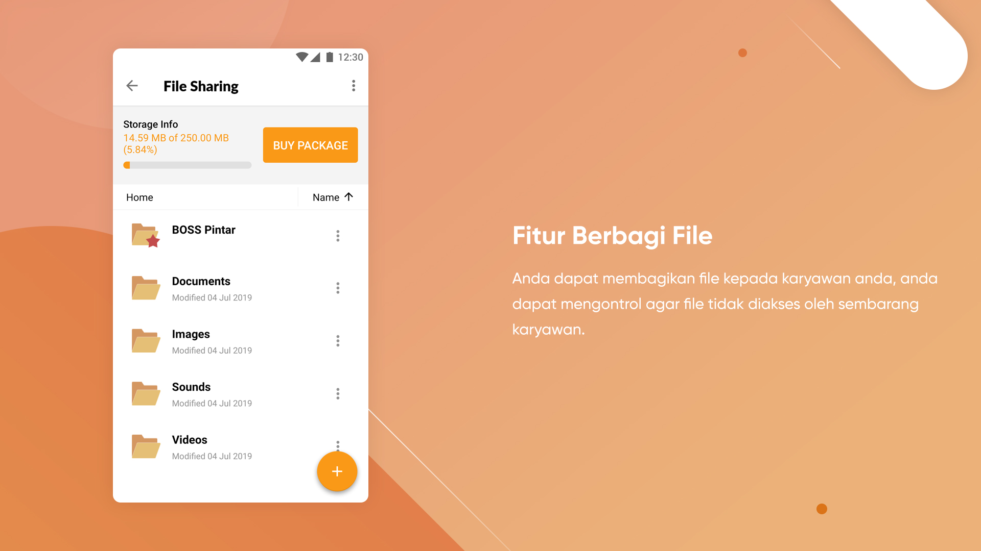 2. Fitur Berbagi File