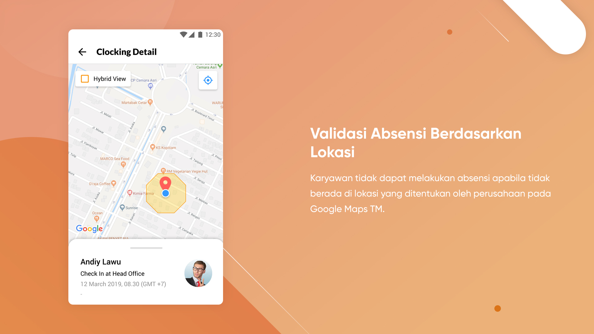 7. Validasi Absensi Berdasarkan Lokasi