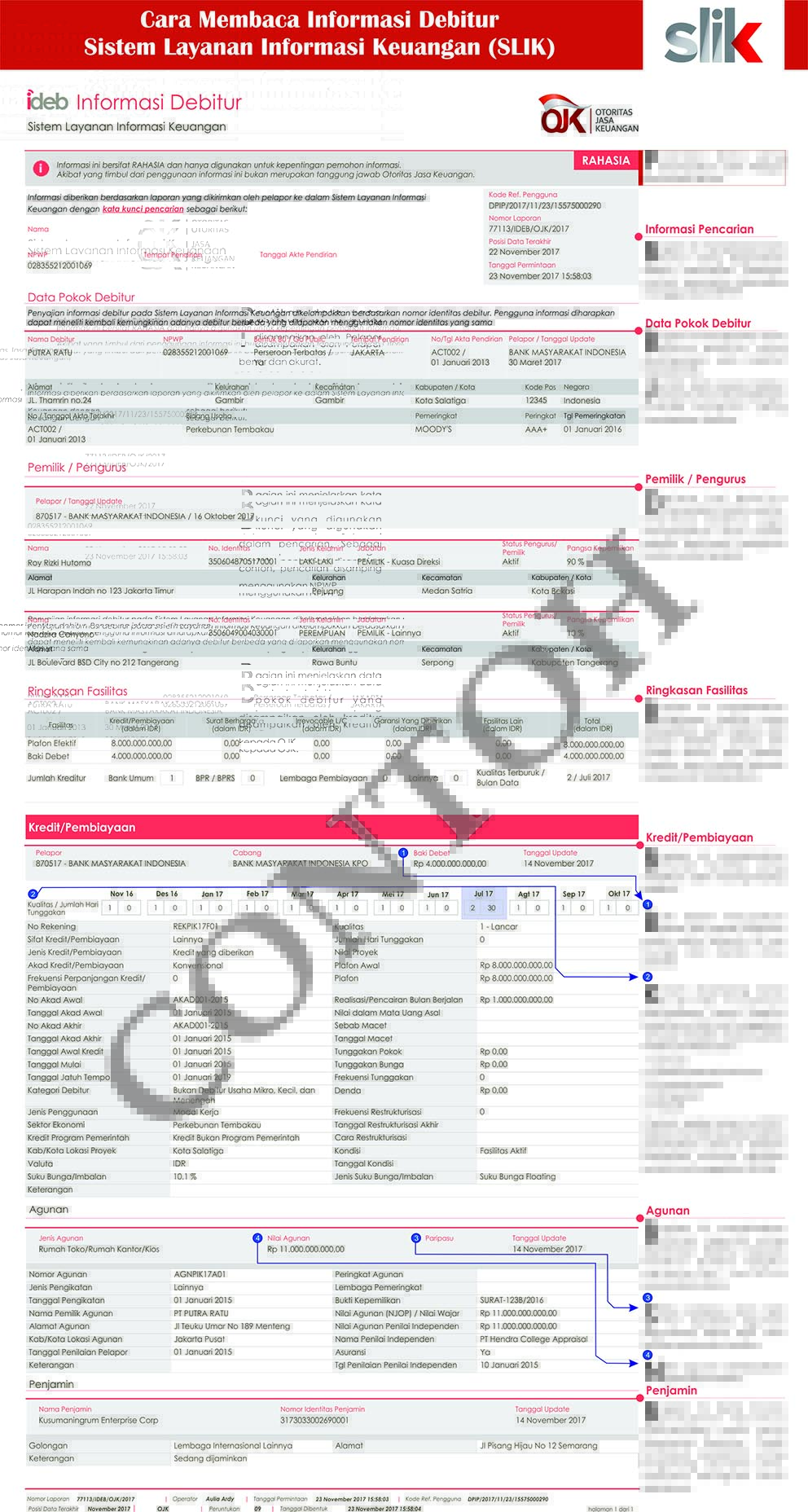 Cara Melihat BI Checking Terbaru - Cara Membaca Informasi Debitur Pada SLIK